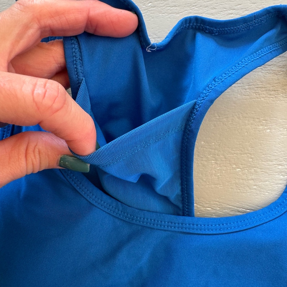 Fabletics Vibrant Blue Sports Bra - Picture 3 of 6